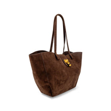 Load image into Gallery viewer, Harper Lock Suede Tote Bag
