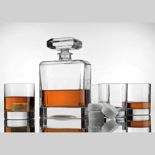 Chateau 9 Piece Whiskey Decanter Set