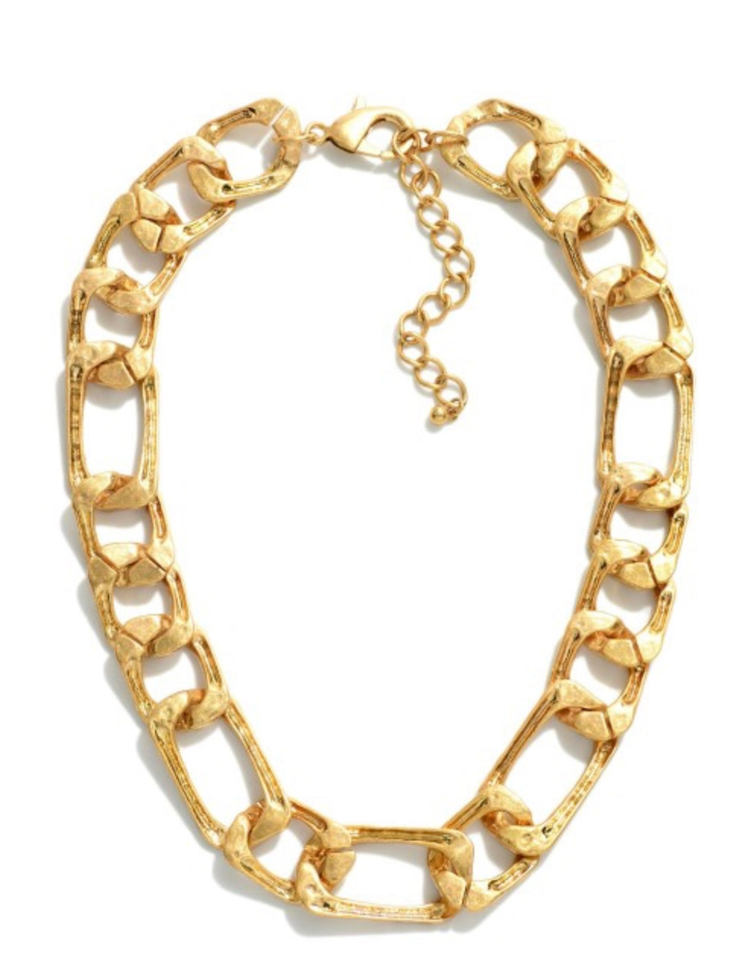 Gold Chain Link Necklace