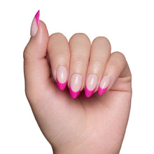 Load image into Gallery viewer, Raspberry Sorbet Press-On Nails | French Tip | Short Almond
