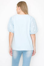 Load image into Gallery viewer, Rimmie Pointe Knit Top with Lace
