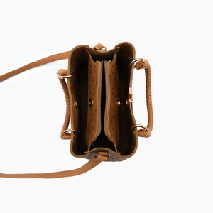 Mireille Pleated Crossbody Bag