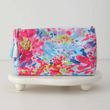 Load image into Gallery viewer, Waterproof Cosmetic Case PVC Make up Bag Petal Splash
