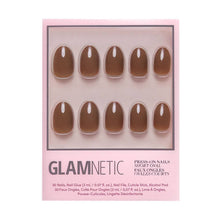 Load image into Gallery viewer, Chocolate Brown Press-On Nails | Fall Solids | Short Oval
