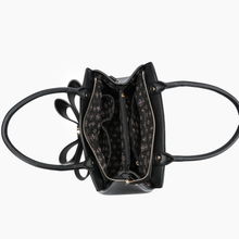 Load image into Gallery viewer, Poppy Bowtie Structured Top Handle Spring Shoulder Bag
