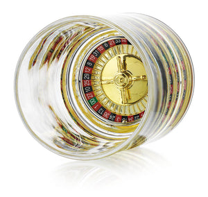 Set of Two Roulette Double Old-Fashioned Glass - Novelty