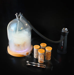 Glass Dome Cocktail and Food Smoker Kit. Home Bar. Gift Set