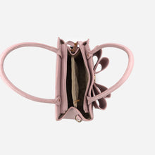 Load image into Gallery viewer, Cross Elegance Large Bow Vegan Leather Satchel Handbag

