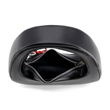 Load image into Gallery viewer, The Halo Bow Vegan Leather Charmed Clutch Bag
