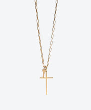 Load image into Gallery viewer, Cross and Mini Key Necklace
