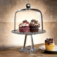 Load image into Gallery viewer, Chesterfield 8&quot; Domed Cake Plate
