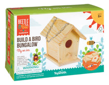 Load image into Gallery viewer, Beetle &amp; Bee Build A Bird Bungalow, Backyard Birdhouse Kit
