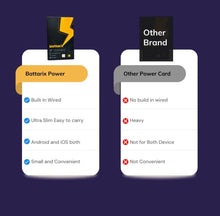 Load image into Gallery viewer, Batteries Power Card
