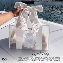 Load image into Gallery viewer, Case-Mate Ivory Pearl Bow Jelly Tote Bag
