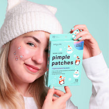Load image into Gallery viewer, Christmas Holiday Snow Cute Hydrocolloid Pimple Patches - 72
