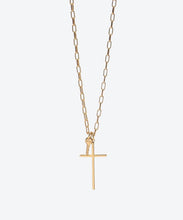 Load image into Gallery viewer, Cross and Mini Key Necklace
