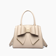 Load image into Gallery viewer, Poppy Bowtie Structured Top Handle Spring Shoulder Bag

