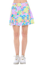 Load image into Gallery viewer, Rosario Multicolor Floral Athletic Skort
