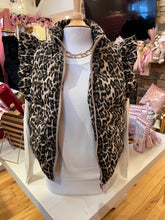 Load image into Gallery viewer, Animal Print Denim Vest
