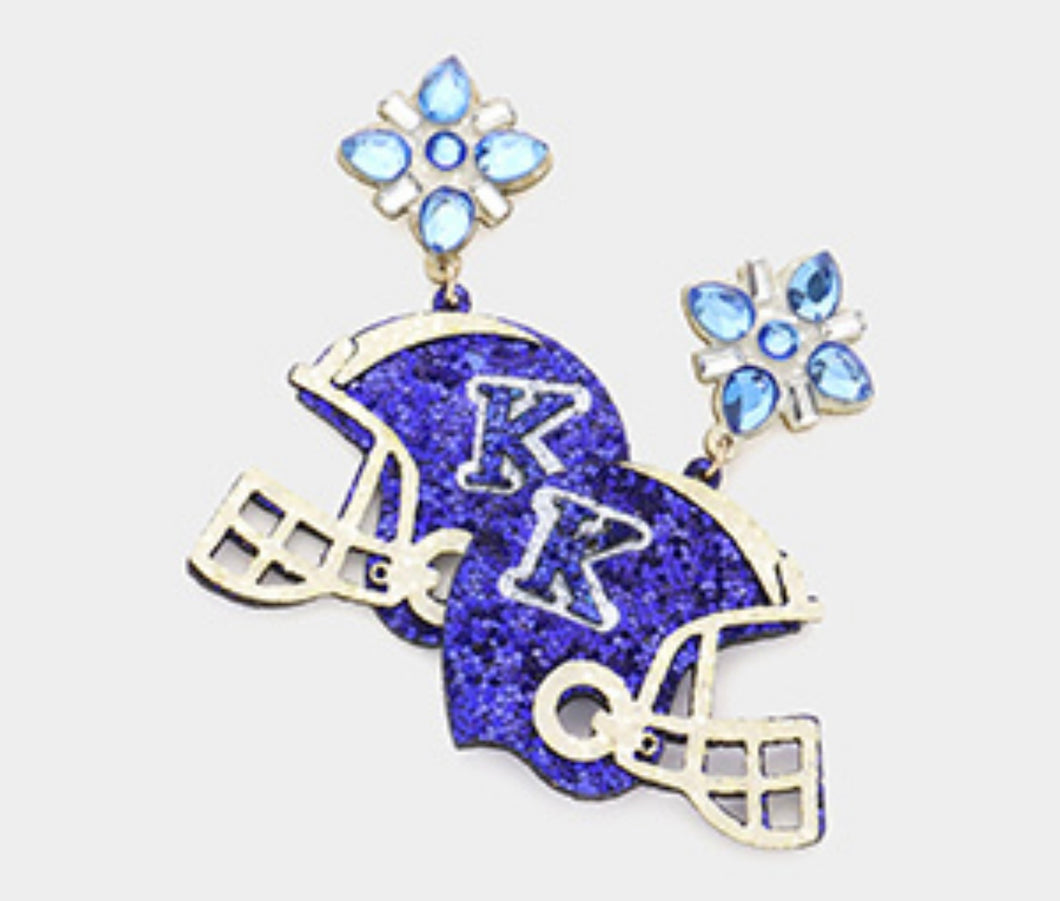 Kentucky Football Helmet Earrings