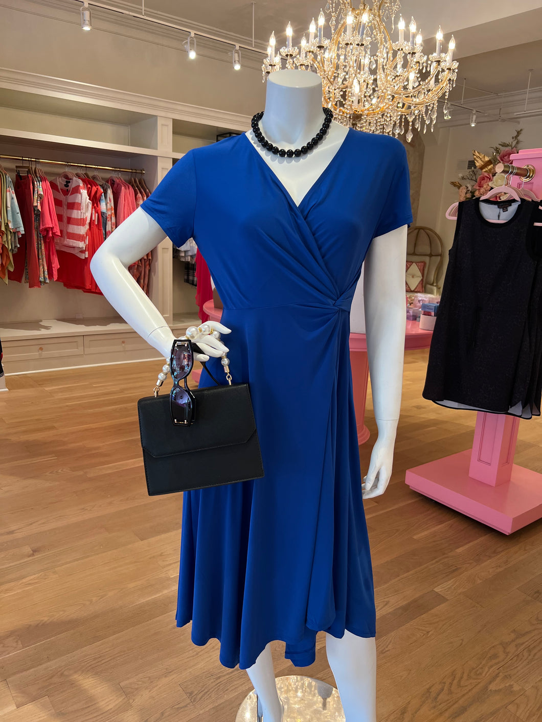 Royal Blue Midi Dress