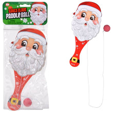 Load image into Gallery viewer, Santa Paddle Ball 10&quot; - LLB Toys
