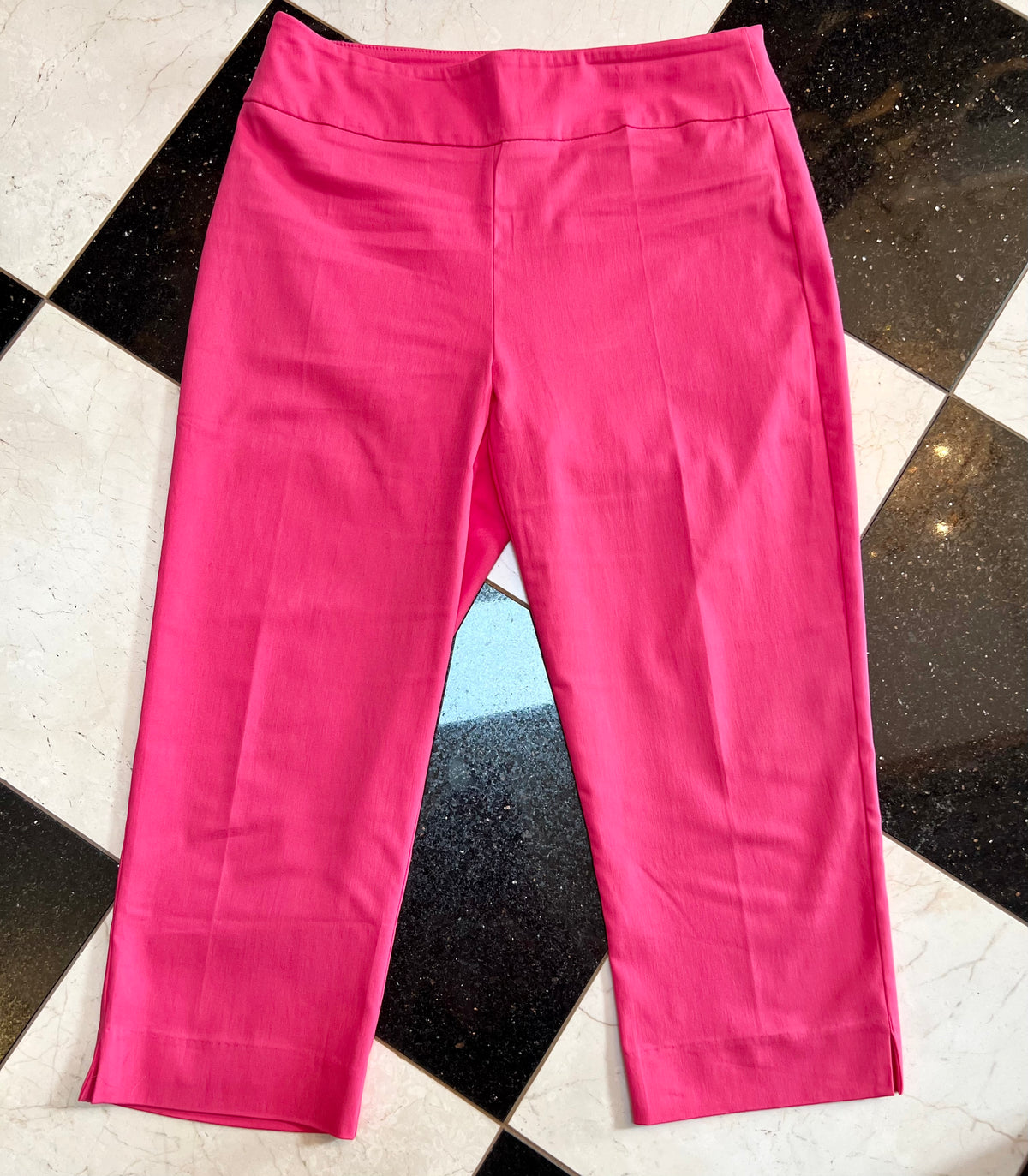 Malibu Pink Pull-On Capri