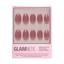 Load image into Gallery viewer, Fall Mauve Press-On Nails | Fall Solids | Short Oval
