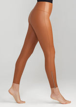 Load image into Gallery viewer, Faux Leather Shaping Legging w/ Side Zip - Plus Sizes Avail
