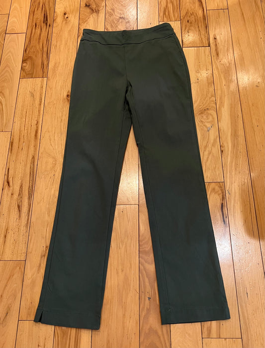 Olive Green Straight Leg Pant