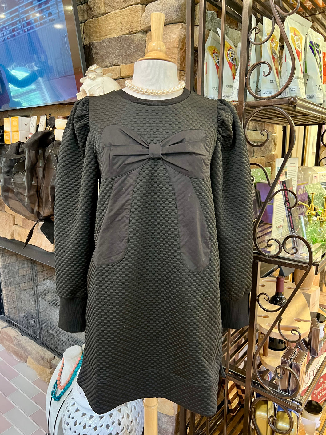 Black Bow Dress