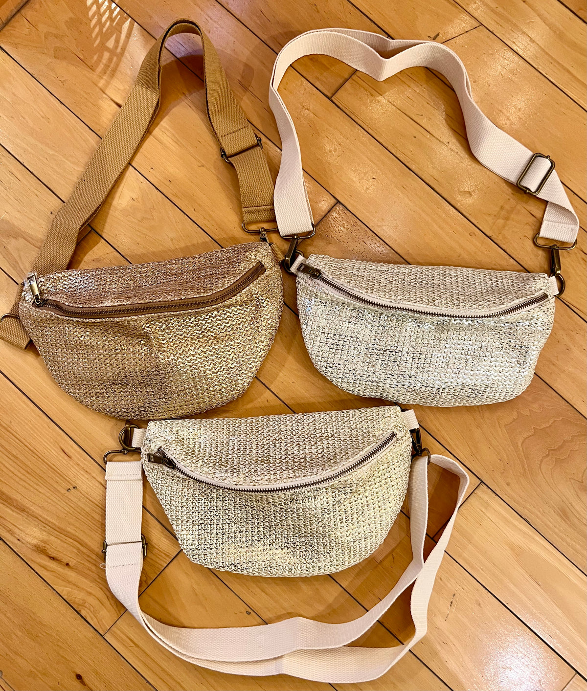 Metallic Crossbody Bag