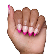 Load image into Gallery viewer, Raspberry Sorbet Press-On Nails | French Tip | Short Almond
