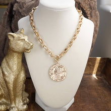 Load image into Gallery viewer, Urban Token – Cable Chain Toggle Bracelet with Coin Charm
