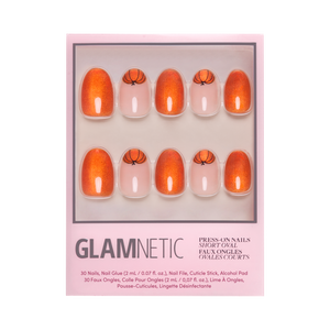 Pumpkin Patch Press-On Nails | Short Oval | Halloween Fall
