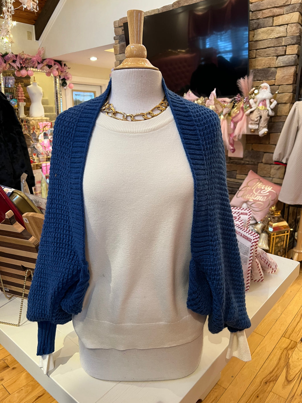 Royal Blue Shrug