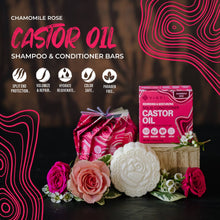 Load image into Gallery viewer, Castor Oil Shampoo Bar for Ultra-Hydrating | Chamomile Rose
