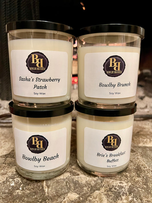 Bowlby Branded 8oz Candle