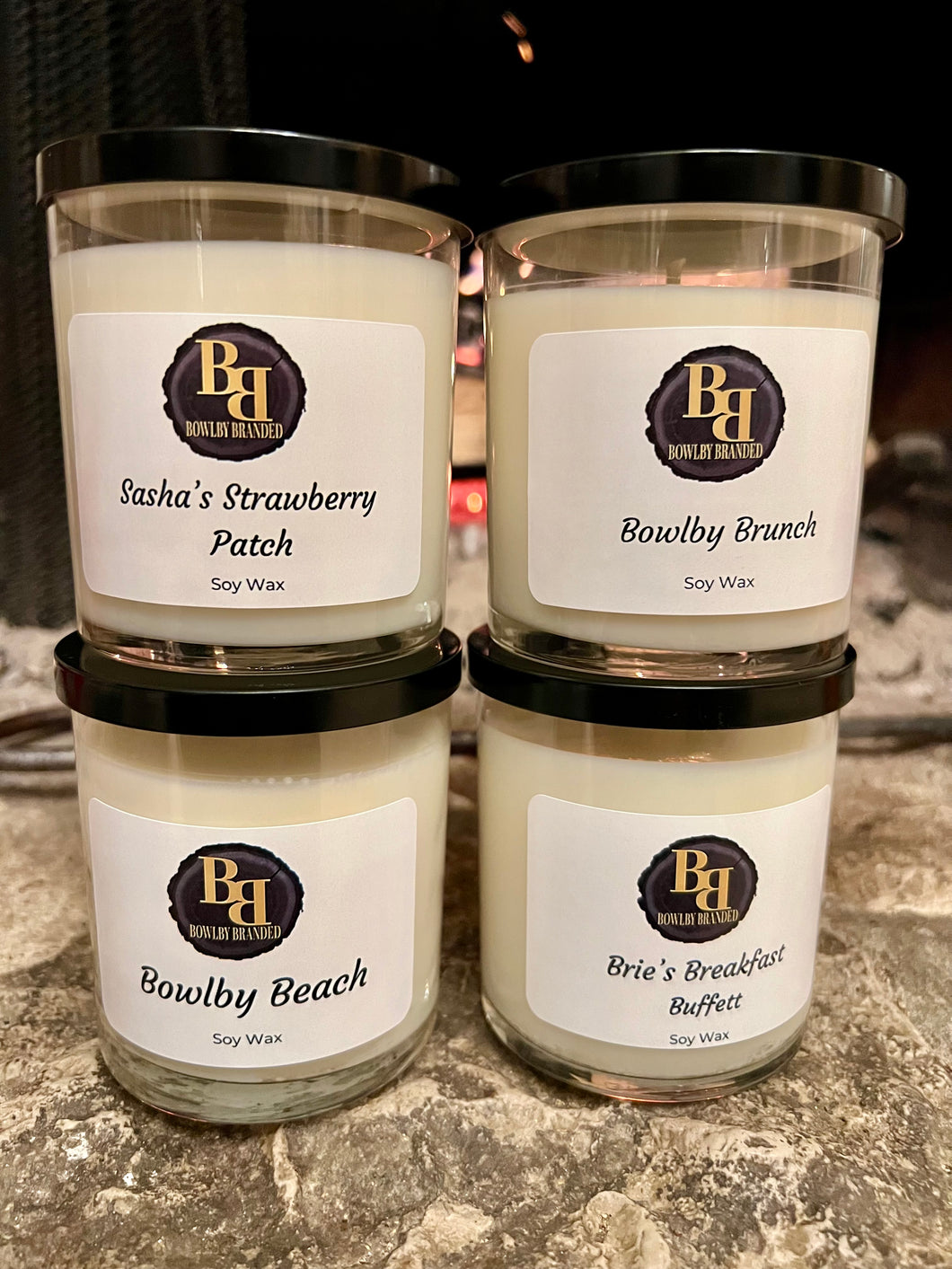 Bowlby Branded 8oz Candle