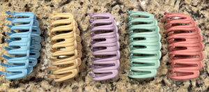 Matte Pastel Claw Clip