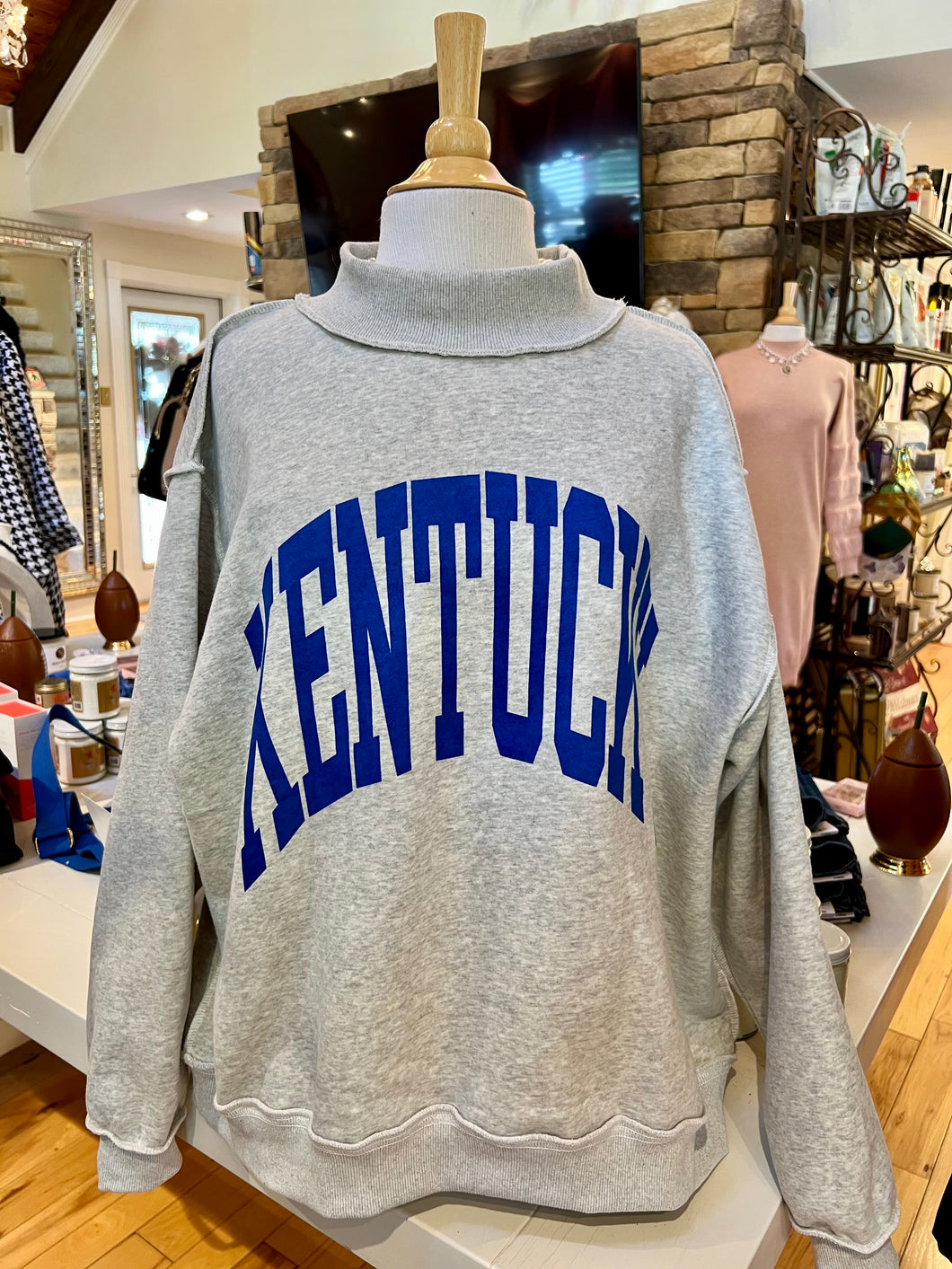 Kentucky Reversible Mockneck Sweatshirt