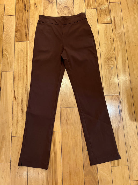Brown Straight Leg Pants