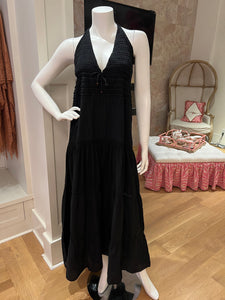 Black Halter Maxi Dress