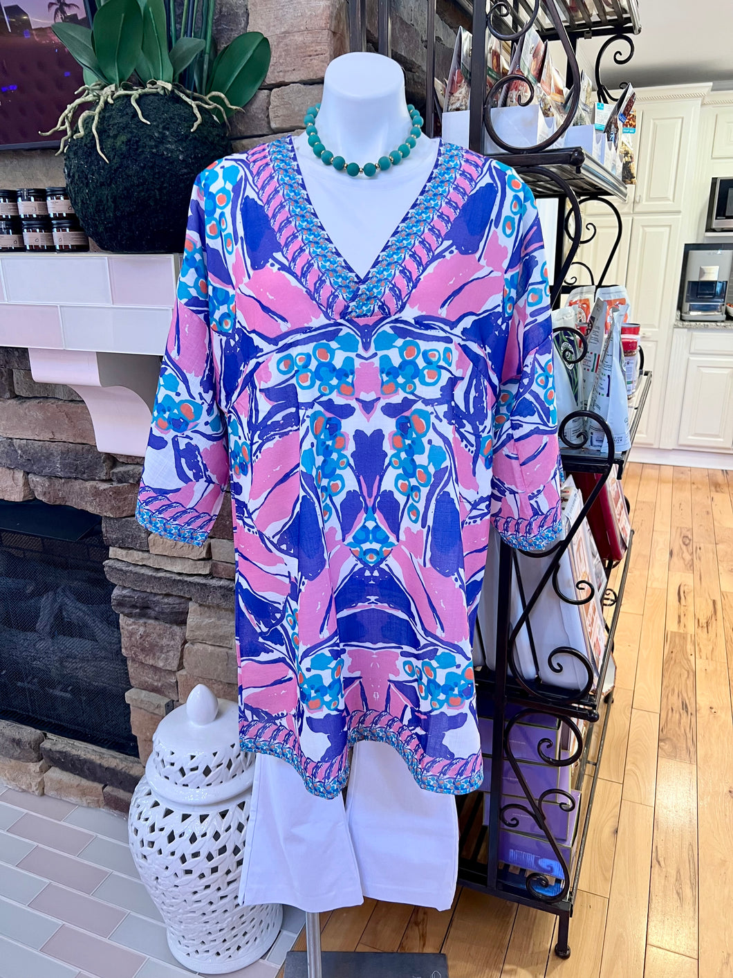 Purple & Teal Tunic/Cover-up