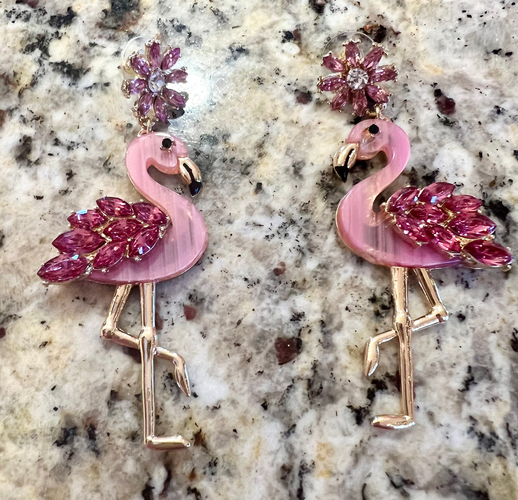 Flamingo Earrings