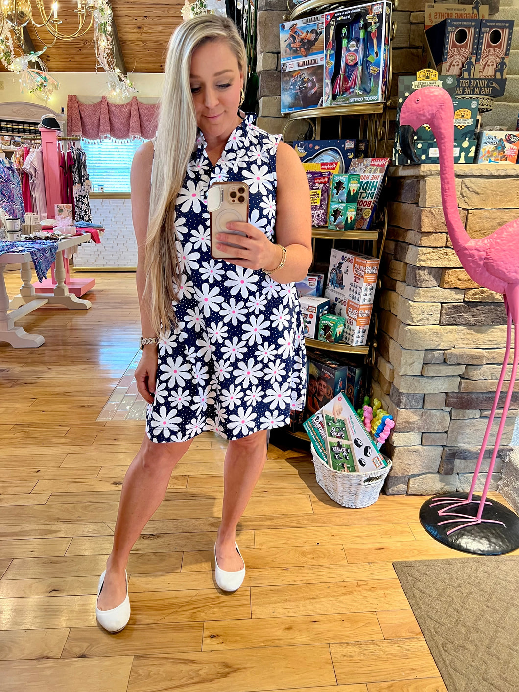 Daisy Ruffle V-Neck Ruffle Dress