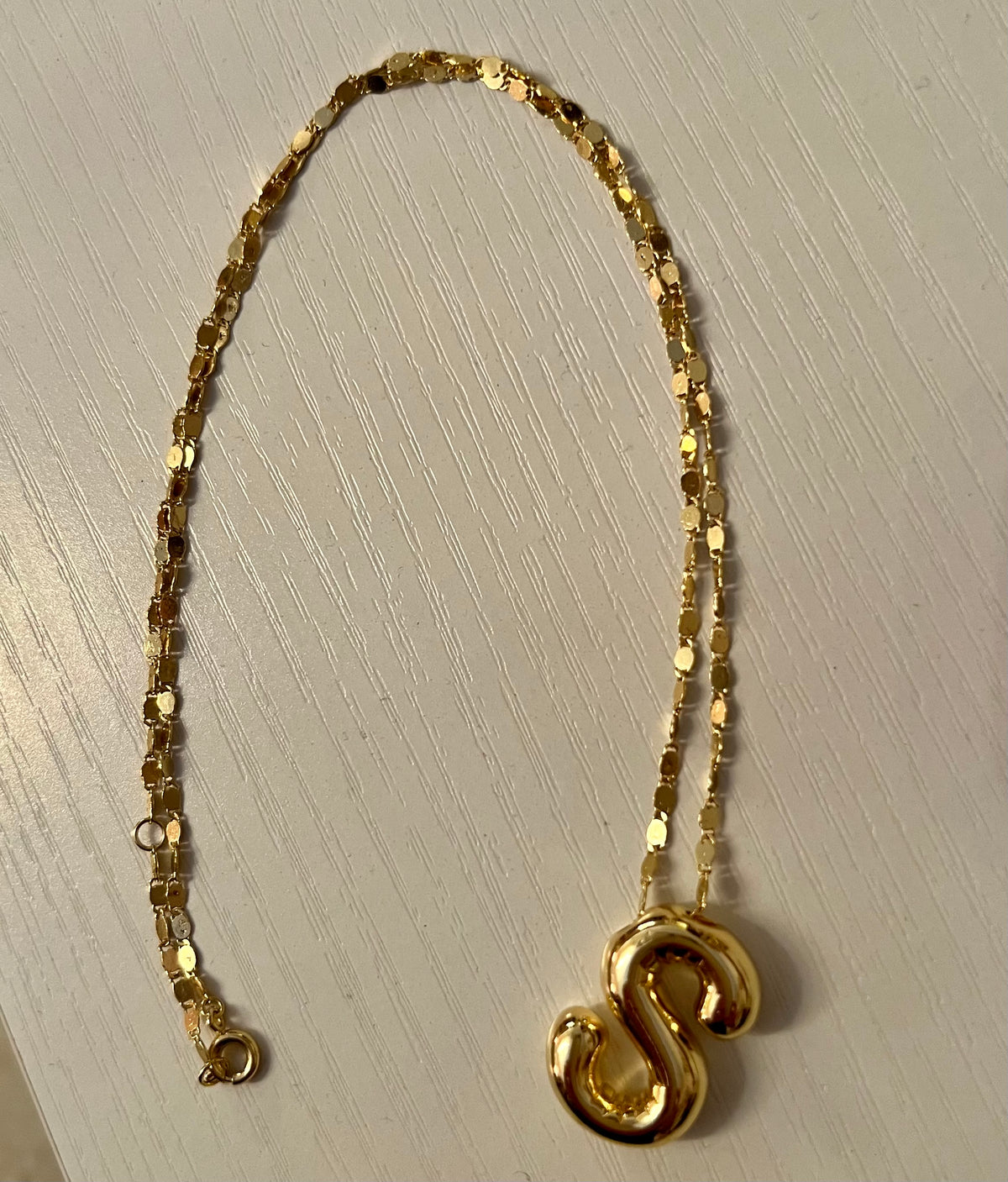 Gold Initial Necklace