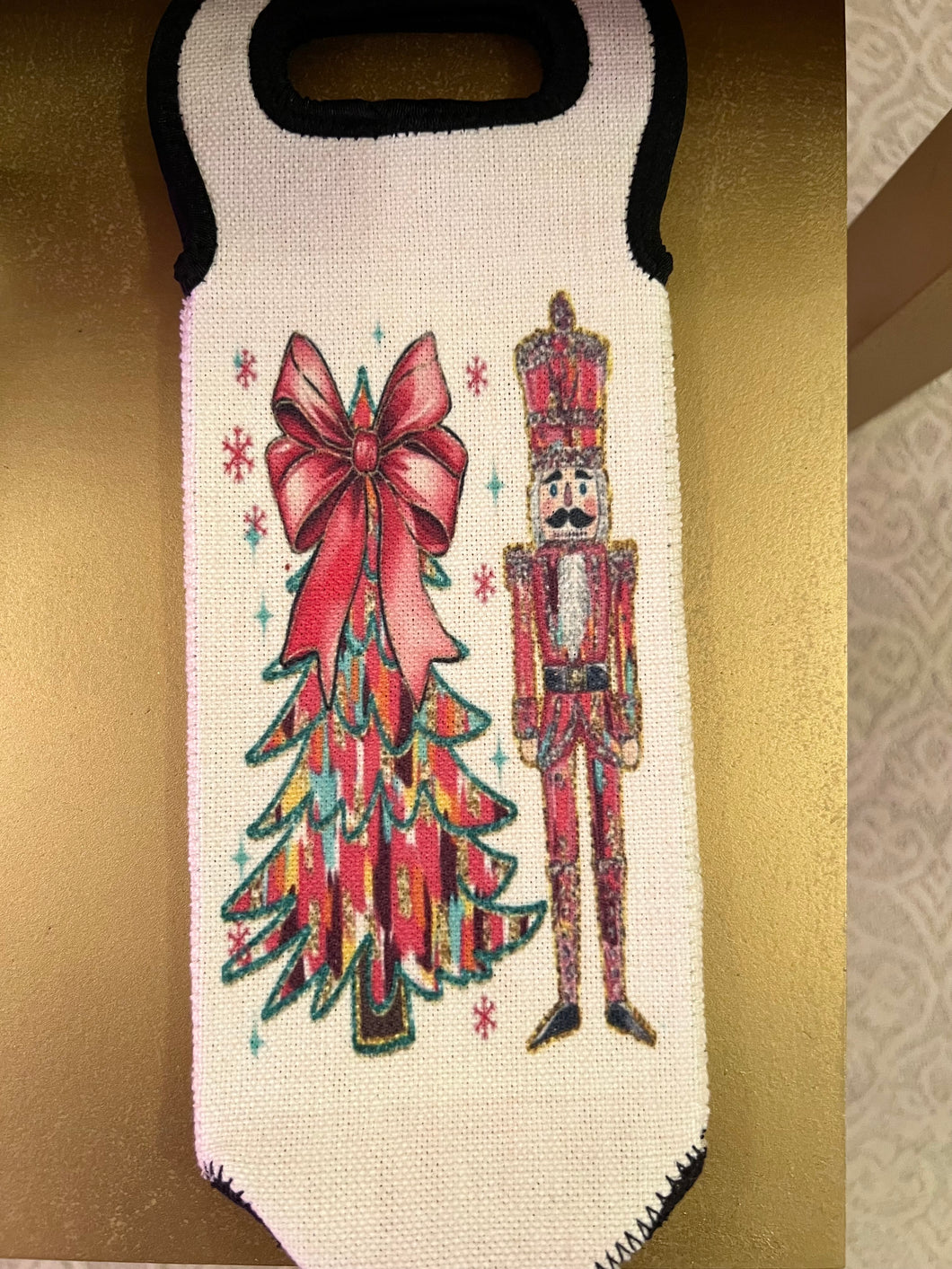 Holiday Wine Tote
