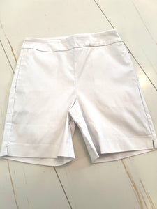 White 7” Pull On Shorts