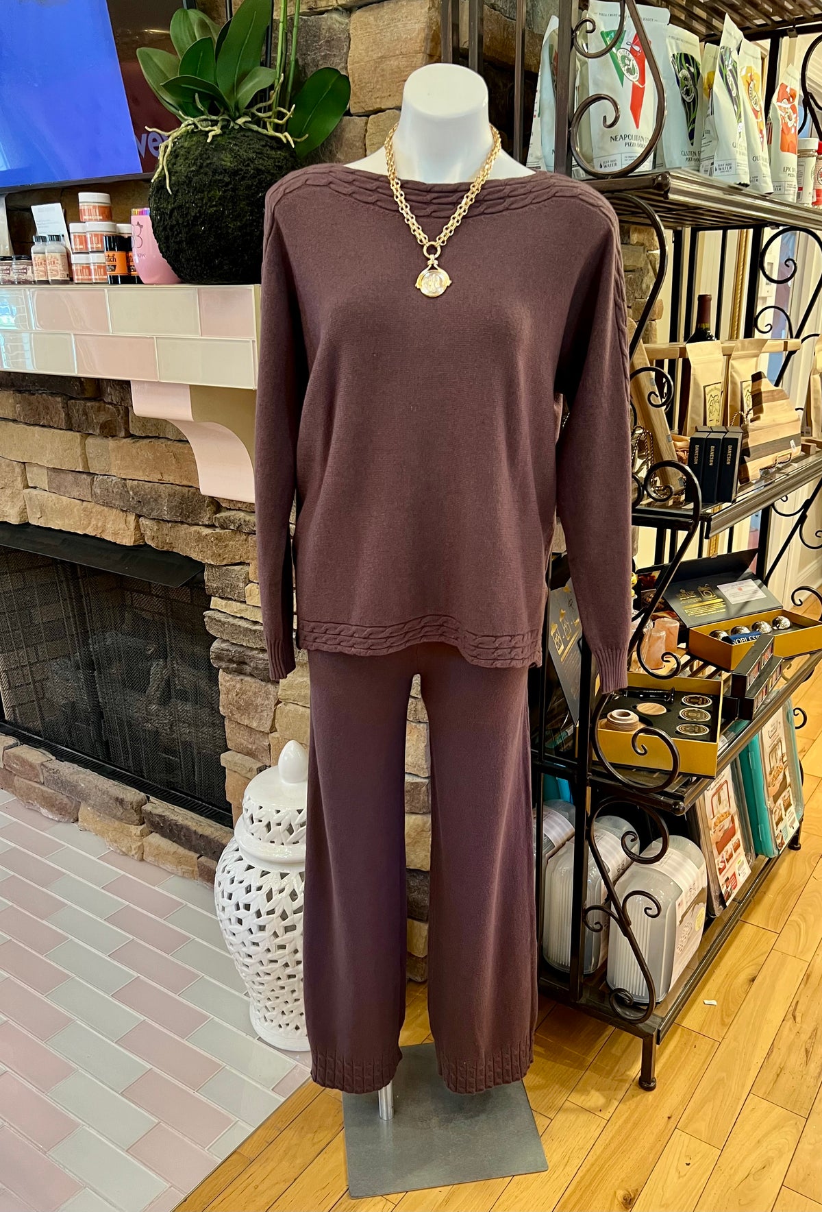 French Roast Luxe Knit Set